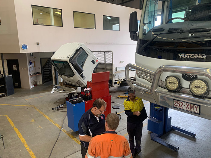 Brisbane global fleet maintenance bus and truck engineering servicing 1-bus yutong repairs mechanical workshop repairs